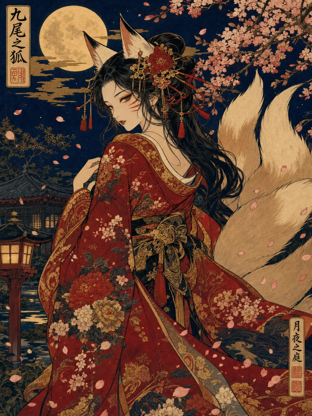 社区画作 - 九尾之狐